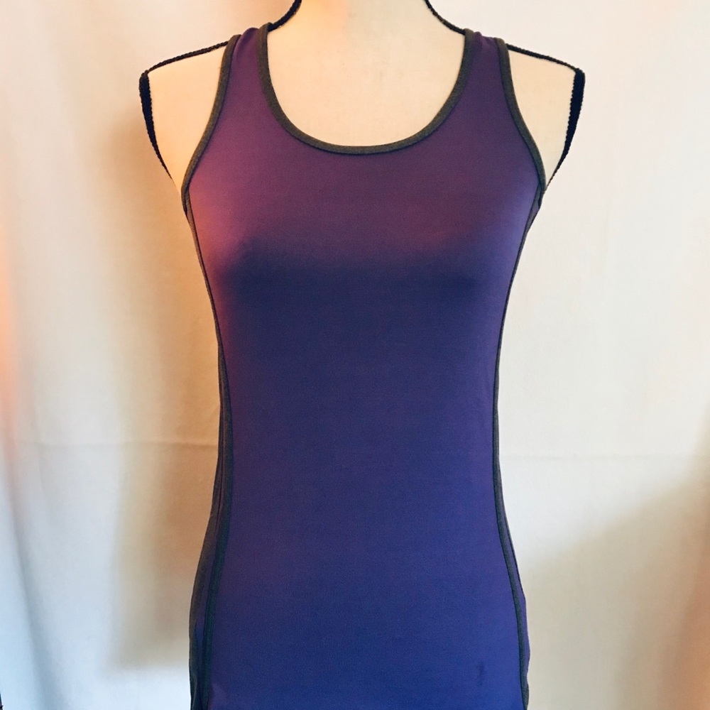NWOT STAY COOL Purple  Racerback Tank Medium